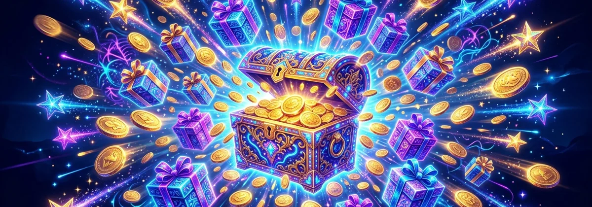 Duelz welcome bonus value breakdown with neon coins and wagering meter
